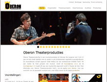 Tablet Screenshot of oberontheater.nl